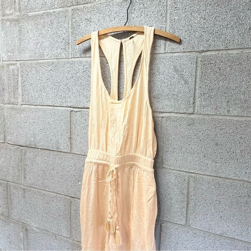 New Free People Viscose Blend Cargo Jumpsuit